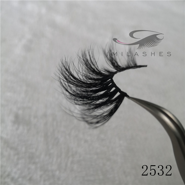 25mm mink fur 3D mink lashes long eyelashes natural